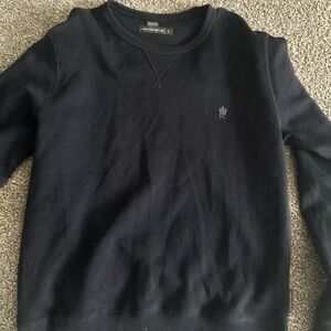 French Connection Men's Navy Crewneck Sweatshirt with FC Crest